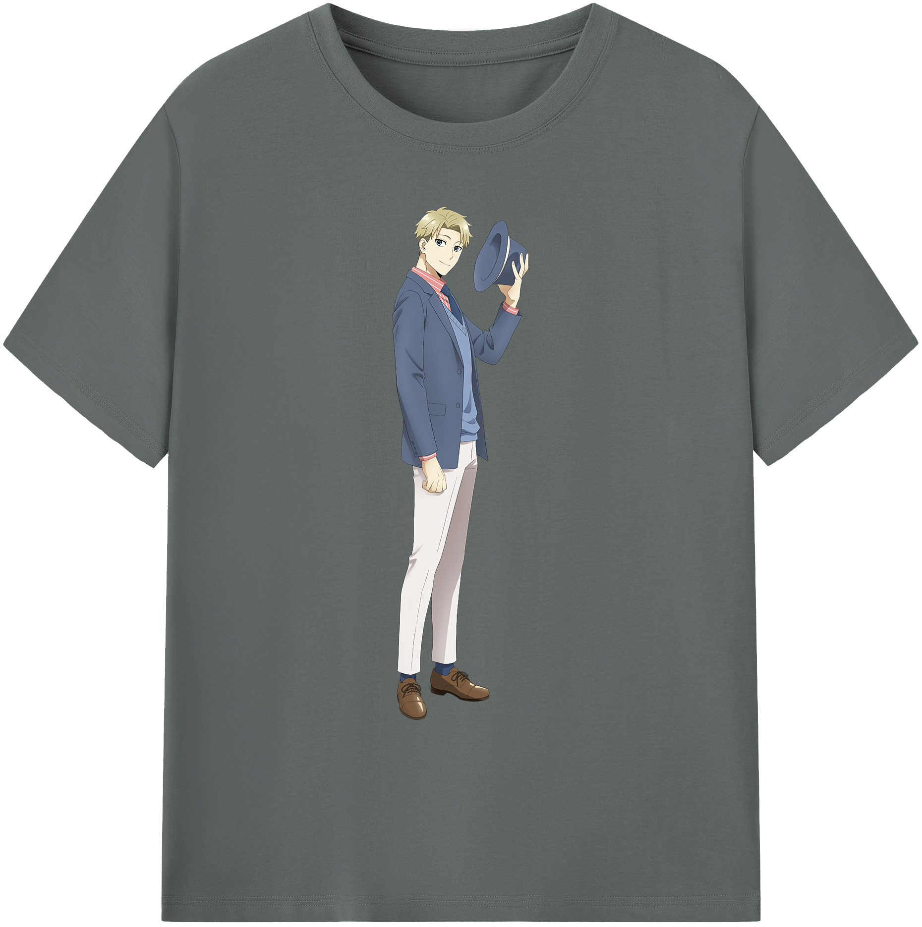 （画像用） SPY×FAMILY间谍家家酒 綿100％ メンズ半袖Tシャツ｜肌触りやわらか＆通気性